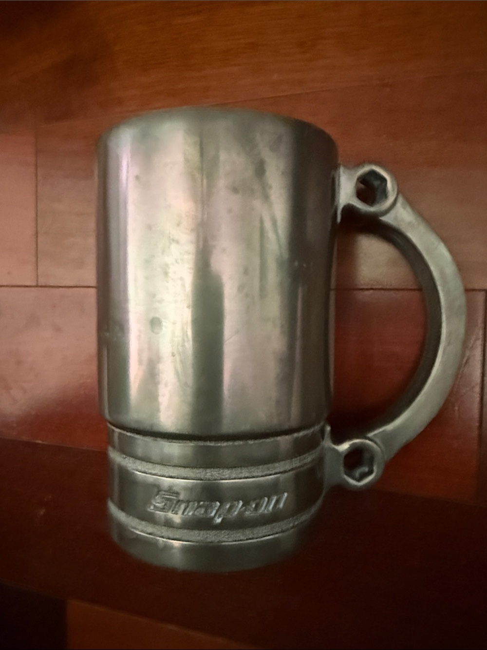 Snap on Silver Stainless-Steel Tool-Style Mug